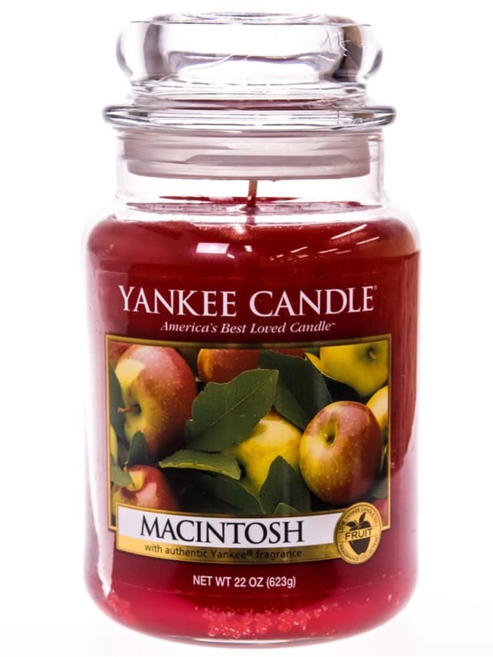 Yankee Candle McIntosh large jar NWT in the box